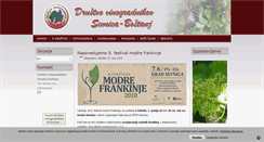 Desktop Screenshot of drustvo-vinogradnikov.si